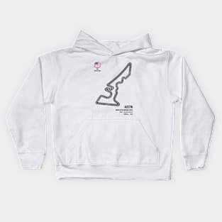 Austin Race Track Kids Hoodie